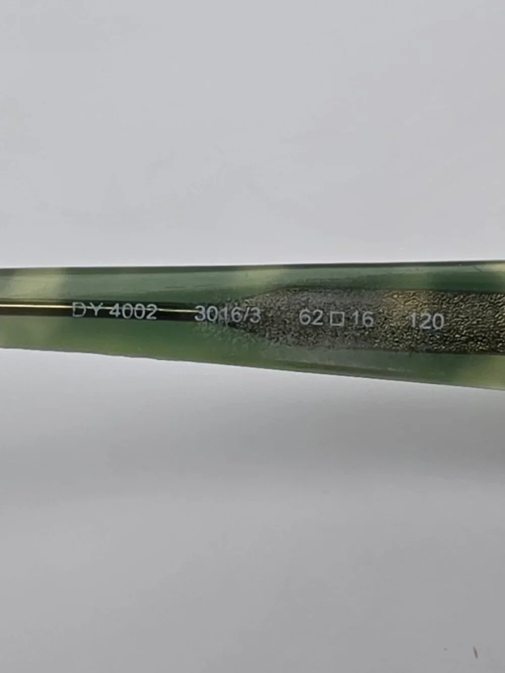 DKNY DY4002 3016/3 Green Tortoise Frame Grey Lens Sunglasses 62-16-120
